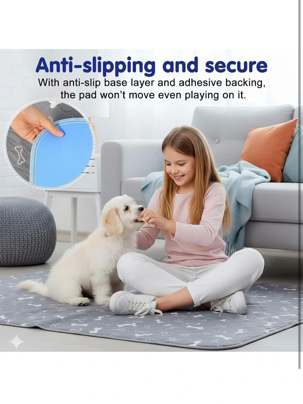 Elite Pads for Pets Washable Pee Pads Leak-Proof & Anti-Slip Pet Training Pad